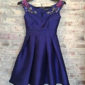 Off the Shoulder Beaded Formal Occasion Prom Dress